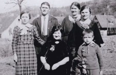 Photo de famille de la famille Späth en 1936